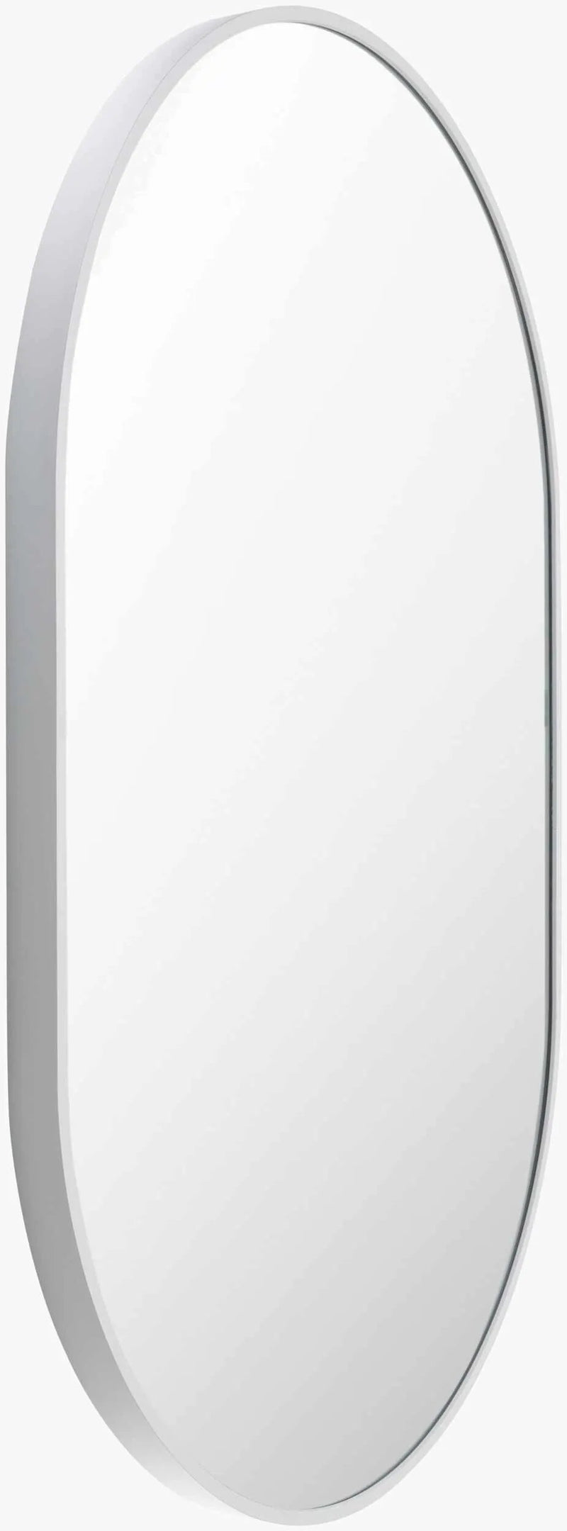 Hagenburg White Iron Frame Mirror by Boutique Rugs