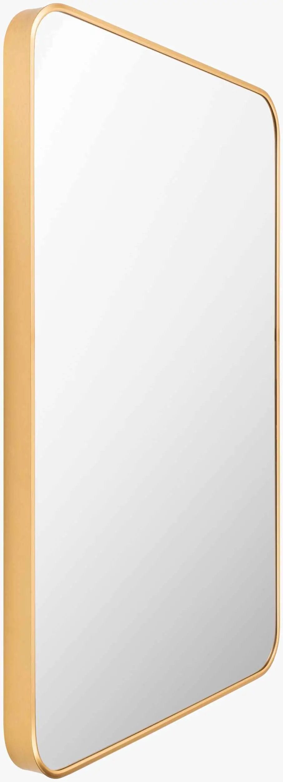 Sustinente Gold Carved Mirror by Boutique Rugs