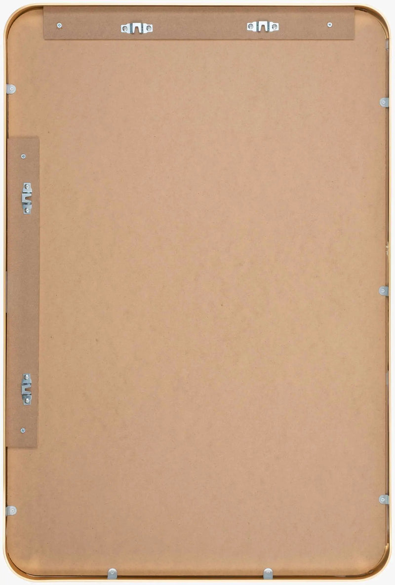 Sustinente Gold Carved Mirror by Boutique Rugs