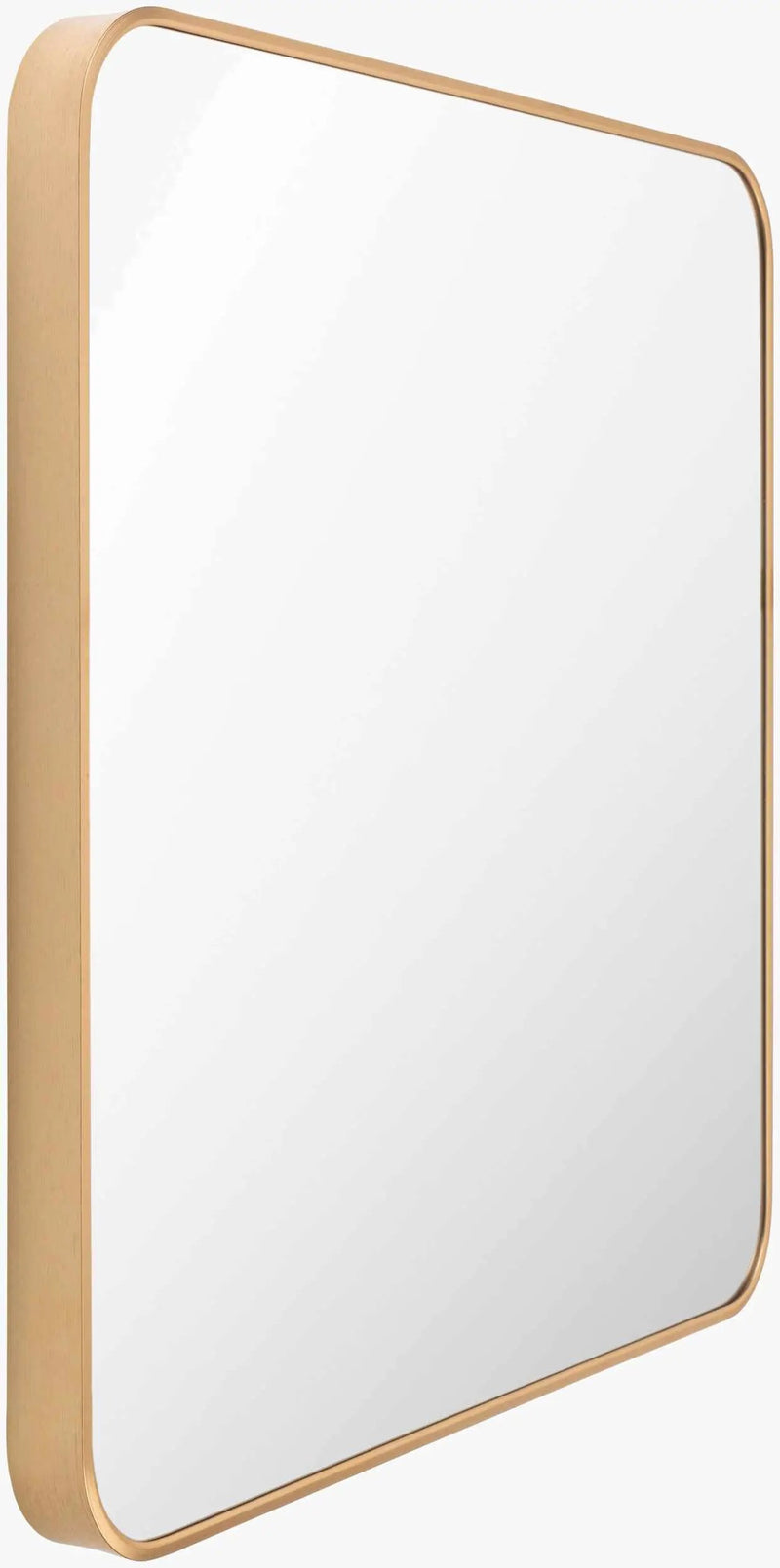 Ockenfels Modern Arched Gold Wall Mirror by Boutique Rugs