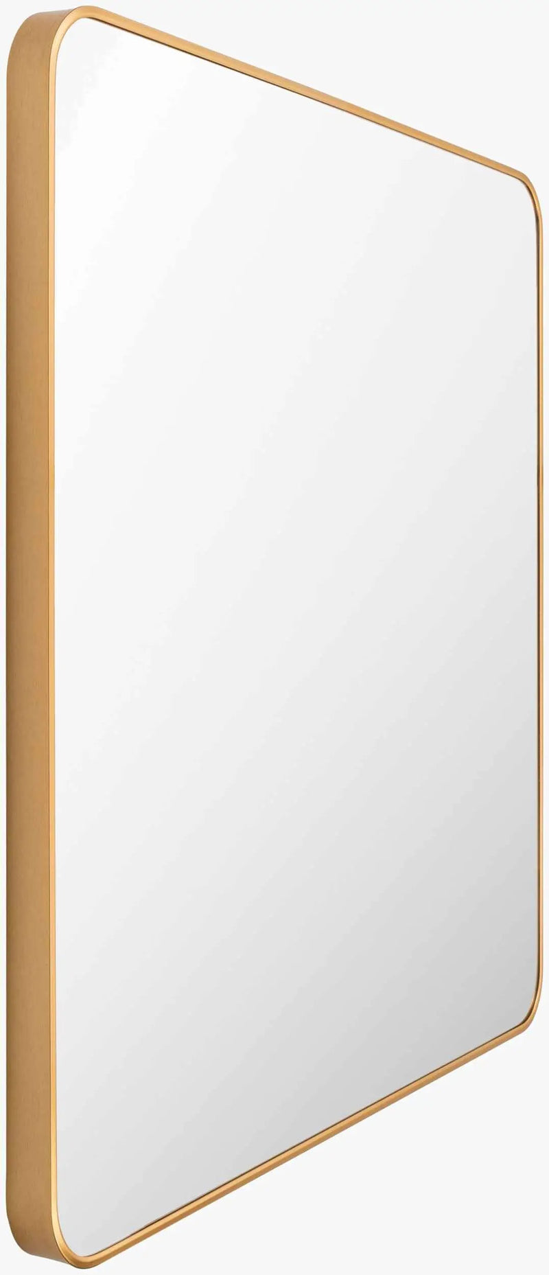 Ockenfels Modern Arched Gold Wall Mirror by Boutique Rugs