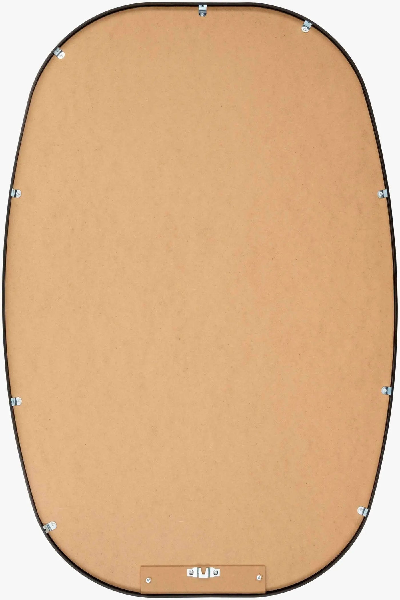 Kopparberg Black Gold Frame Round Mirror by Boutique Rugs