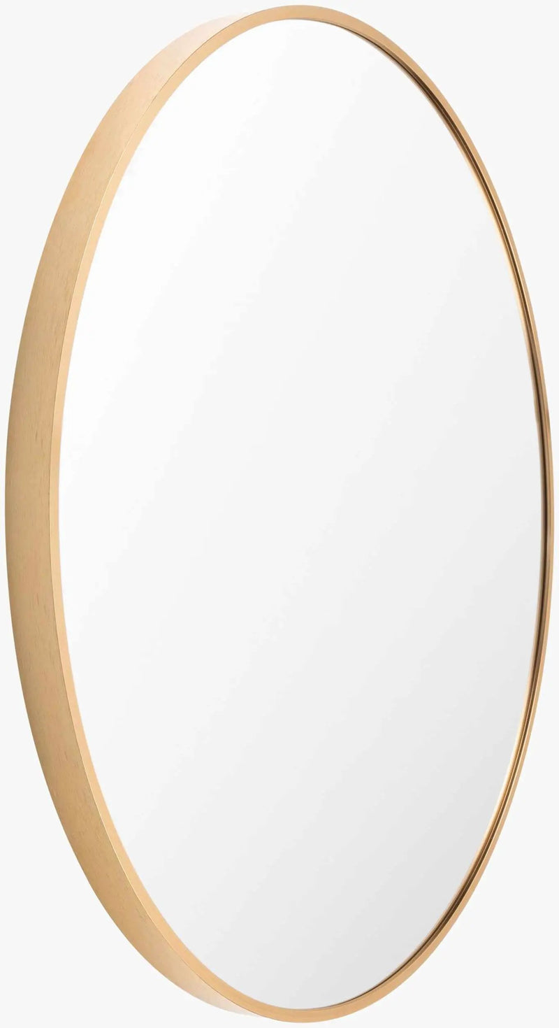Pontalina Round Gold Mirror by Boutique Rugs