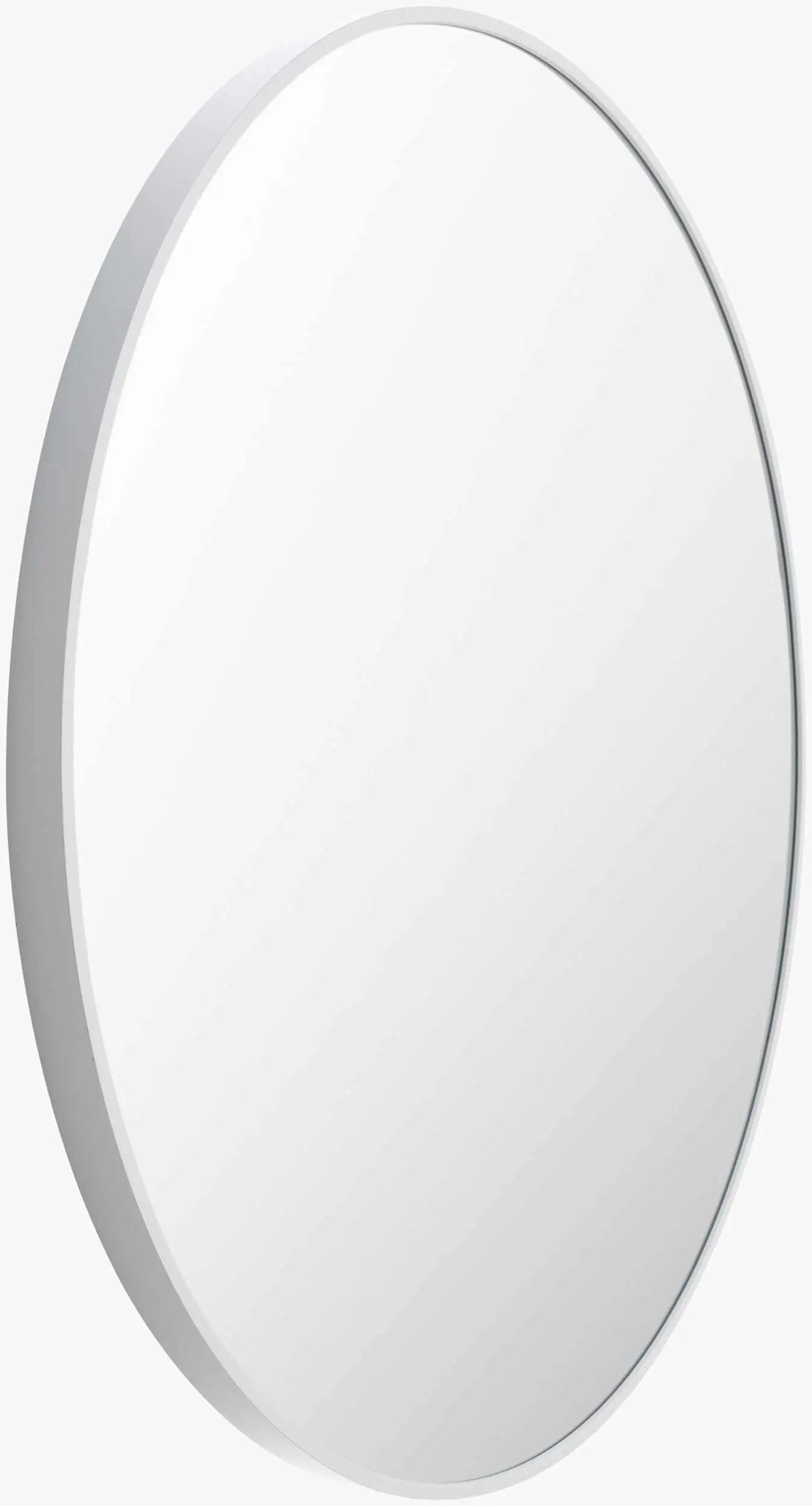 Pontalina Round White Mirror - Clearance by Boutique Rugs