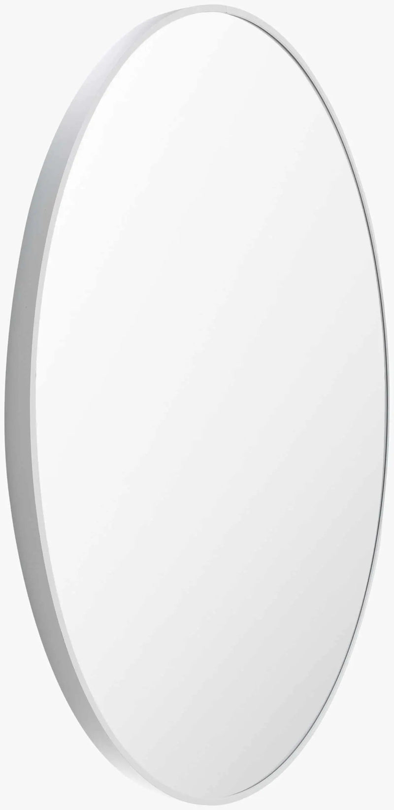 Pontalina Round White Mirror - Clearance by Boutique Rugs