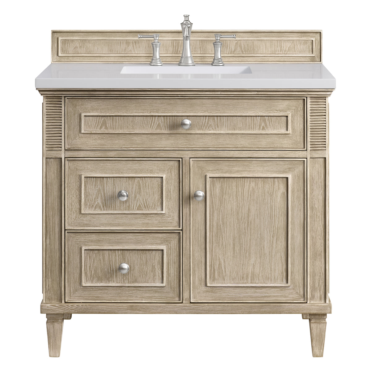 James Martin Lorelai 36" Single Bathroom Vanity, Whitewashed Oak, view 31