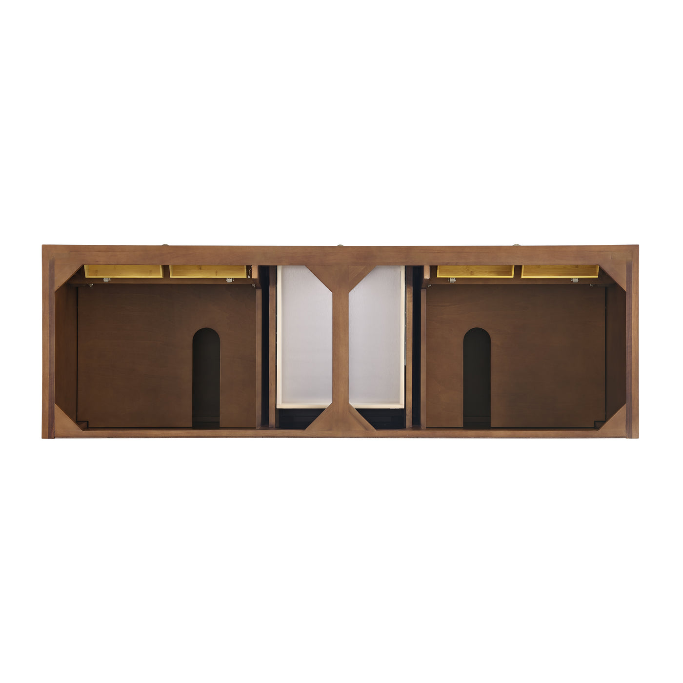 James Martin Lorelai 72" Double Bathroom Vanity, Mid-Century Walnut by James Martin
