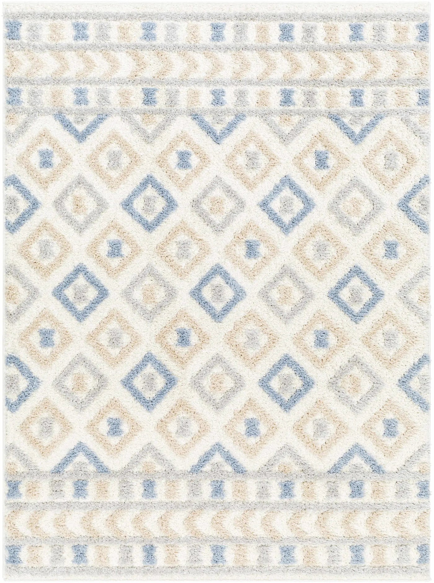 Eivin Pink & Blue Area Rug - Clearance by Boutique Rugs