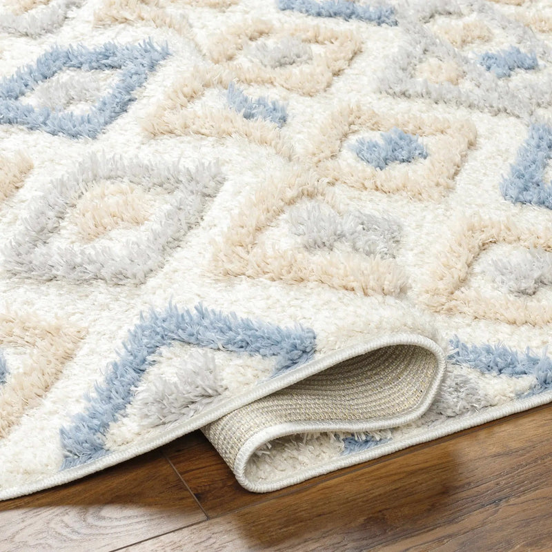 Eivin Pink & Blue Area Rug - Clearance by Boutique Rugs