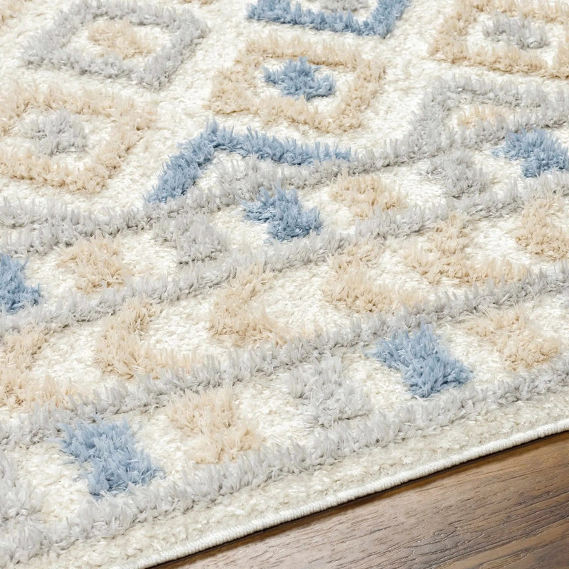 Eivin Pink & Blue Area Rug - Clearance by Boutique Rugs