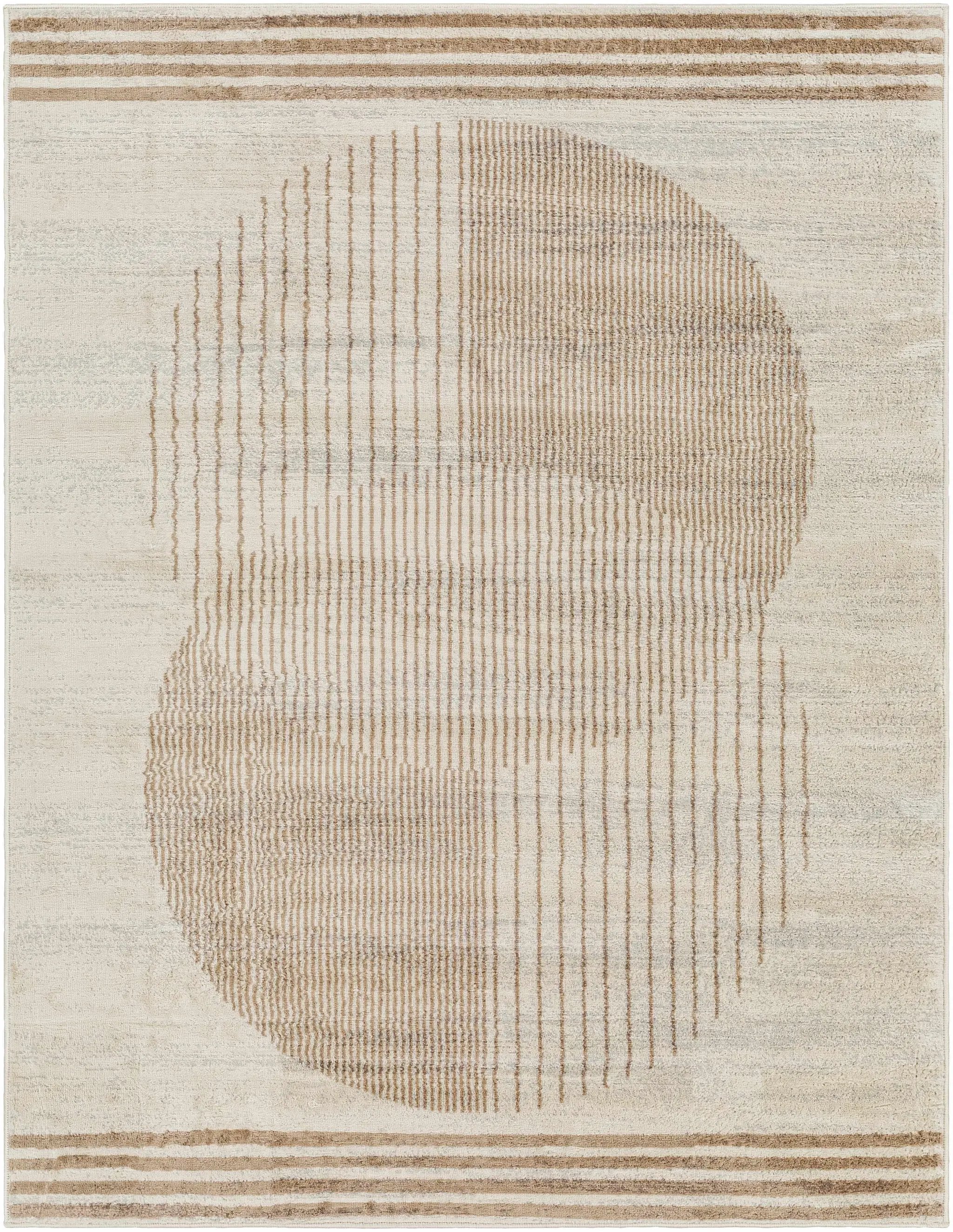 Zeke Geometric Nutmeg Rug - Clearance by Boutique Rugs