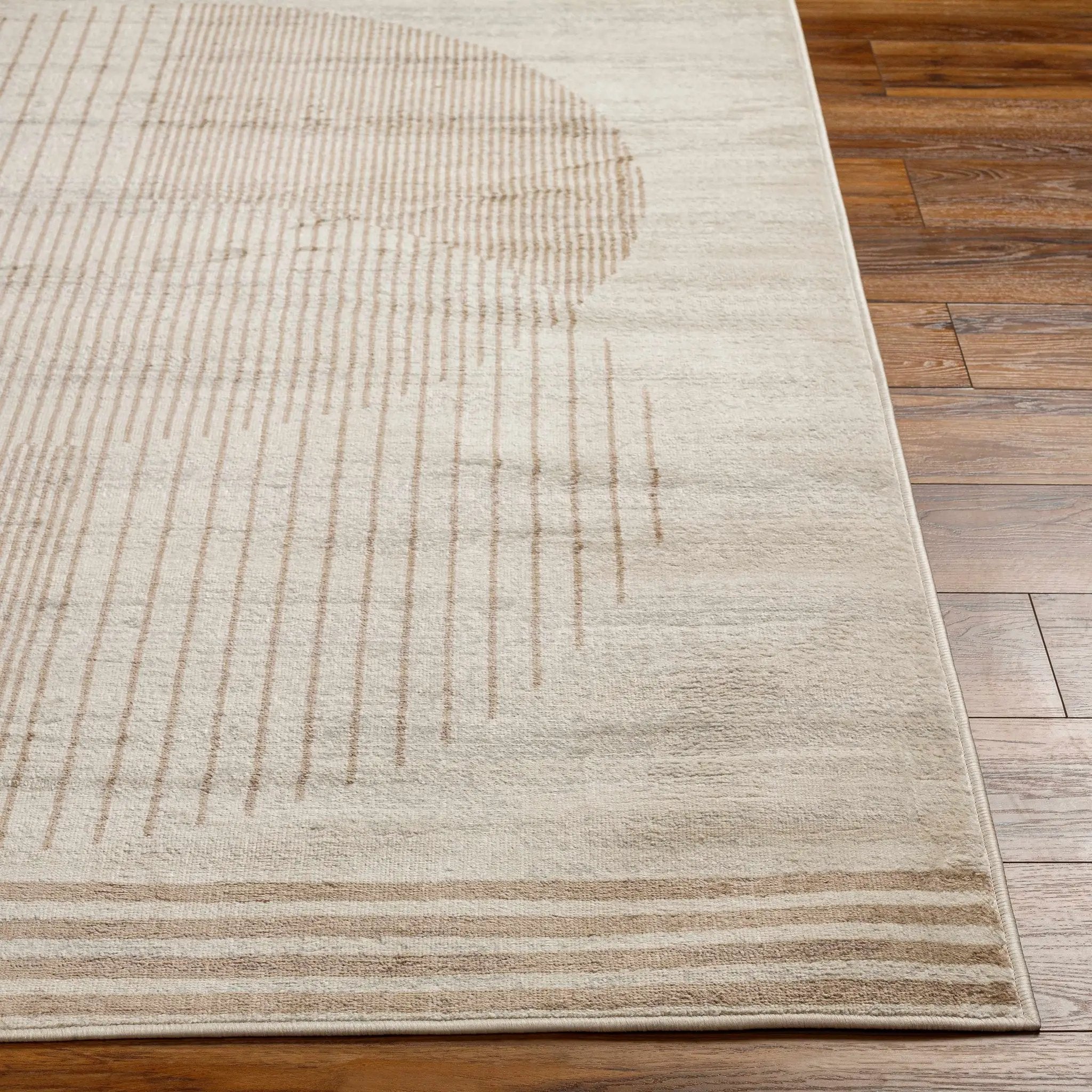 Zeke Geometric Nutmeg Rug - Clearance by Boutique Rugs