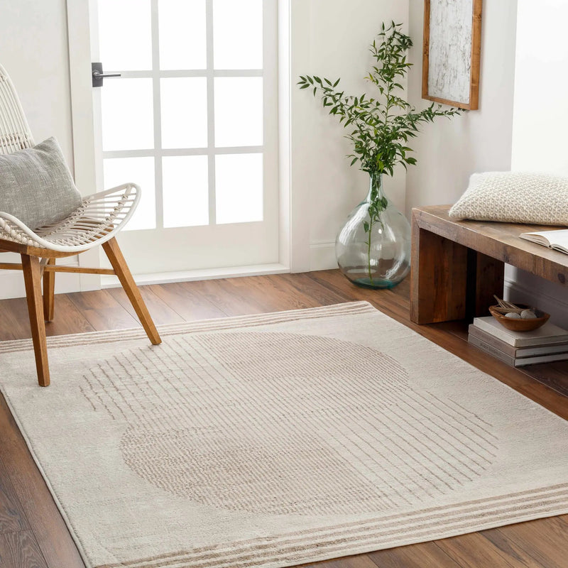 Zeke Geometric Nutmeg Rug - Clearance by Boutique Rugs