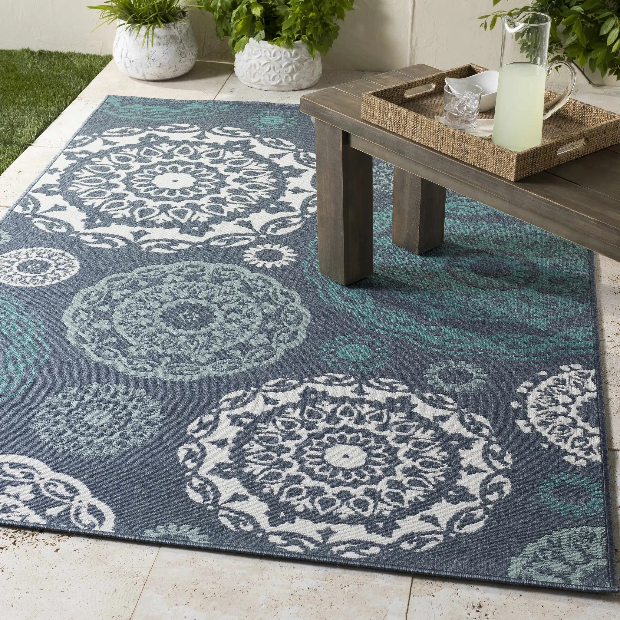 Reasnor Outdoor Area Rug - Clearance by Boutique Rugs
