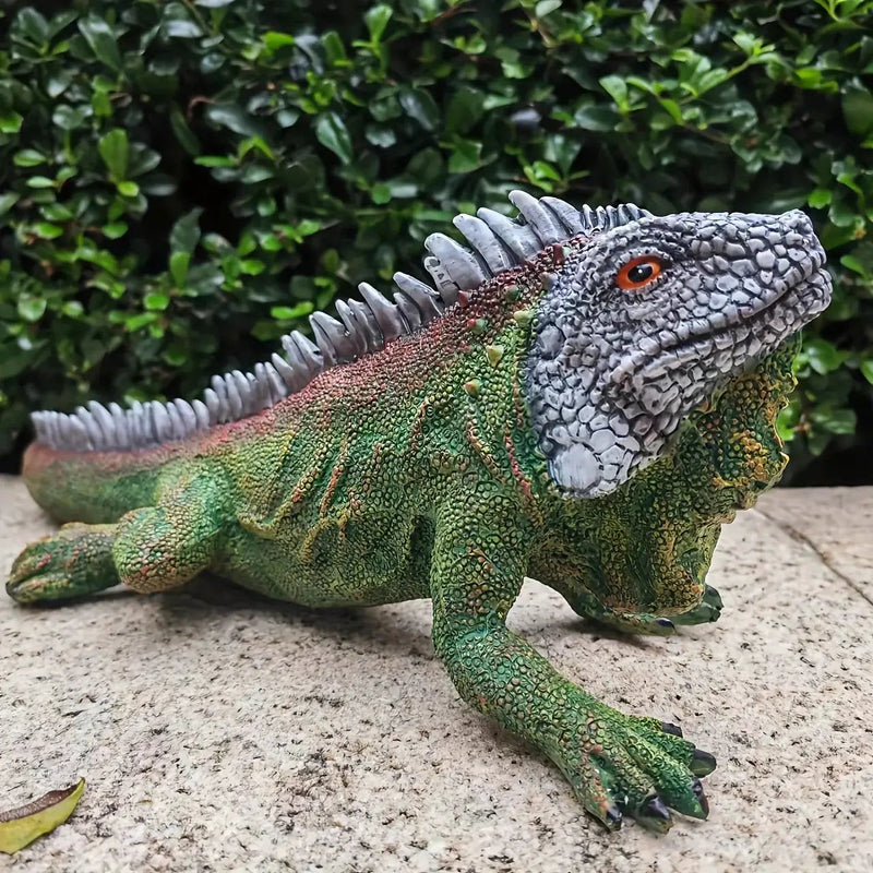 Realistic Iguana Garden Statue Detailed Lizard Decor by House Of Avana