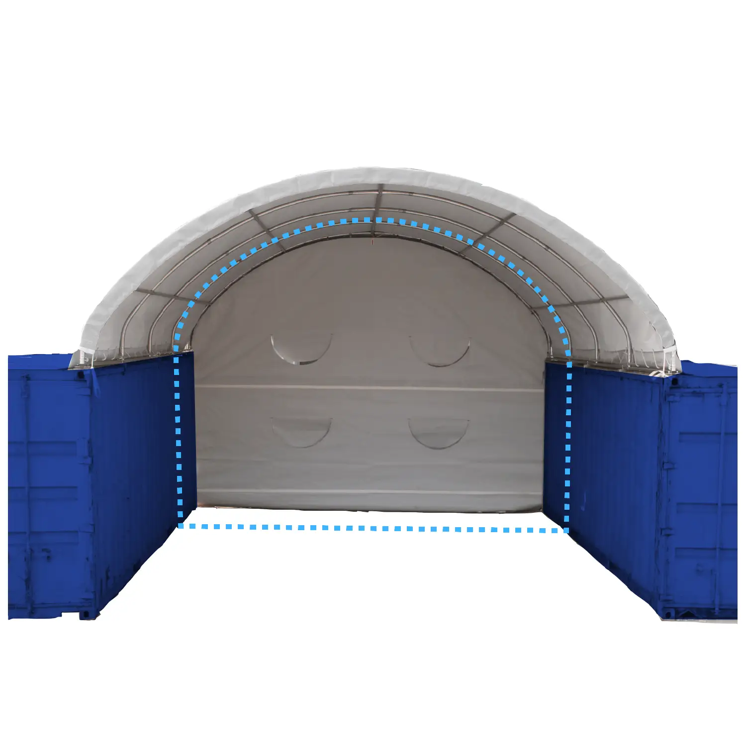 Rear Panel for W20' Container Shelter by Chery Industrial