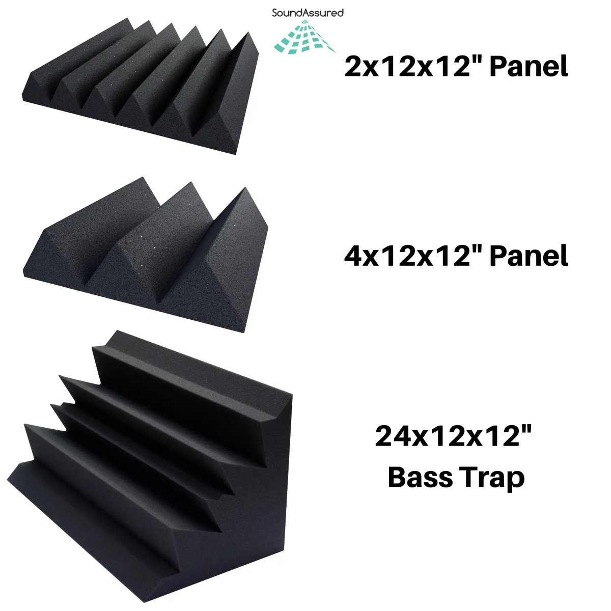 Recording Studio Acoustic Treatment Bundles by SoundAssured