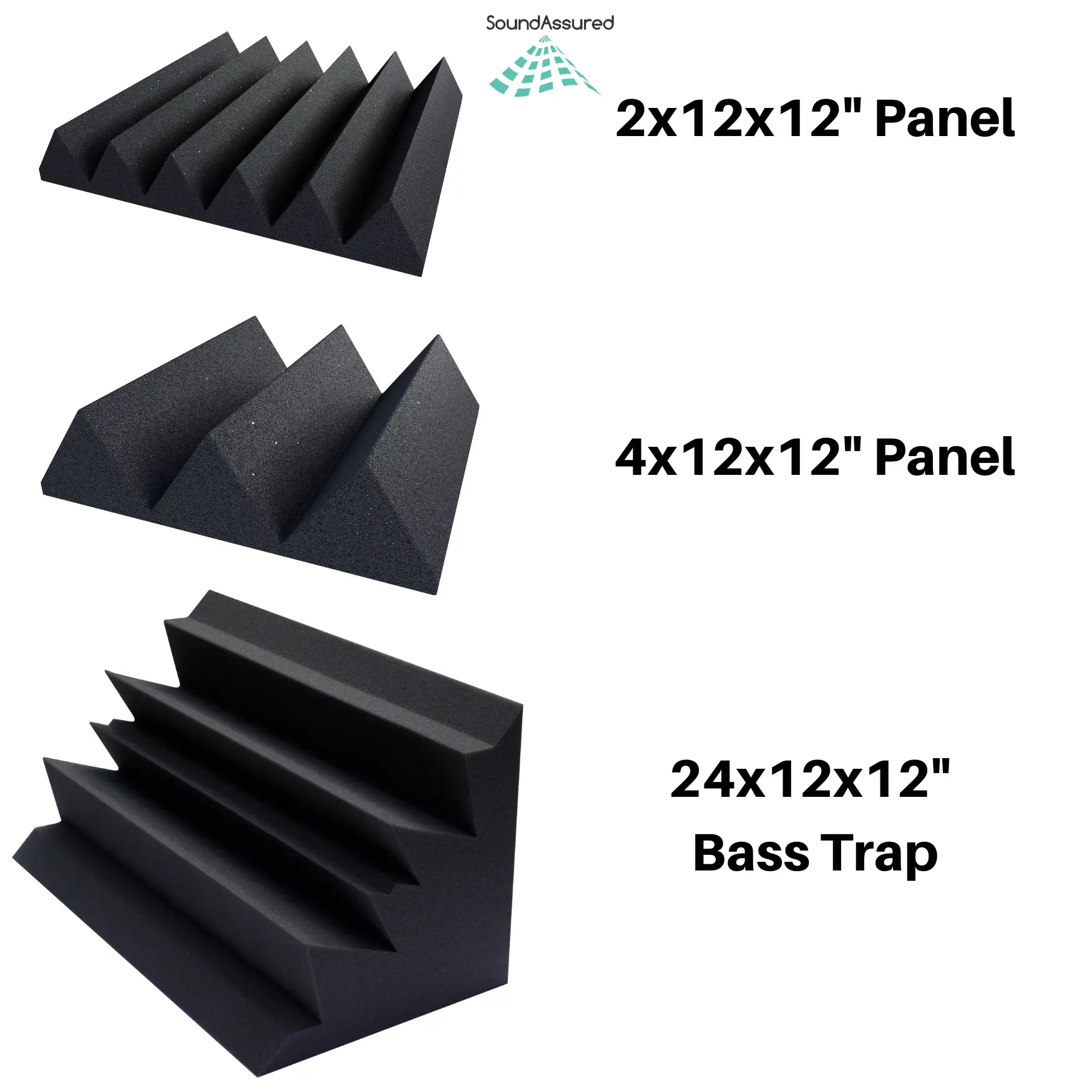 Recording Studio Acoustic Treatment Bundles by SoundAssured