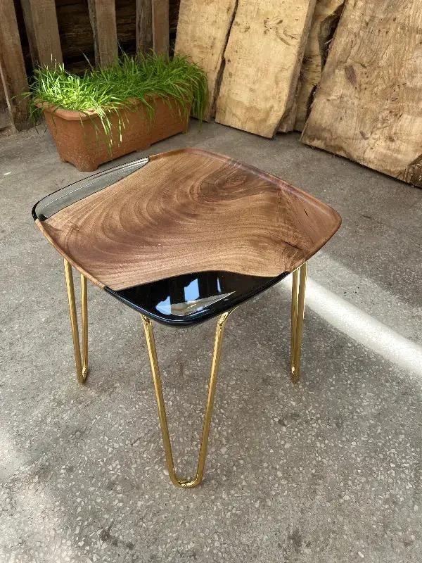 Rectangular Resin Side Table | Ivory Side Table by Gizz