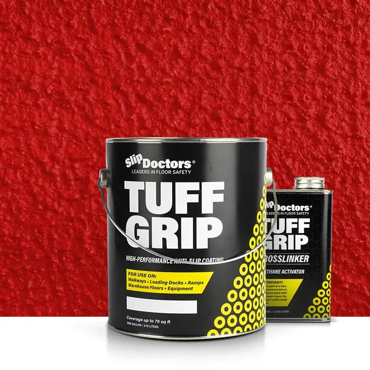 Tuff Grip or Tuff Grip Extreme - Aggressive Traction Non-Skid Floor Paint by SlipDoctors