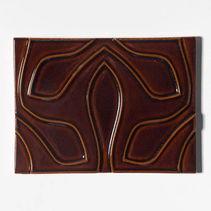 Red Glossy Ceramic Accent Tiles 6x8