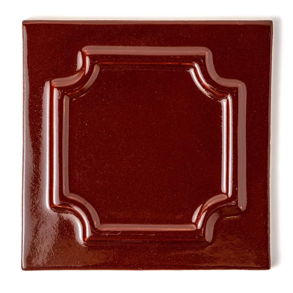 Red Glossy Era Ombre Ceramic Accent Tiles 6x6