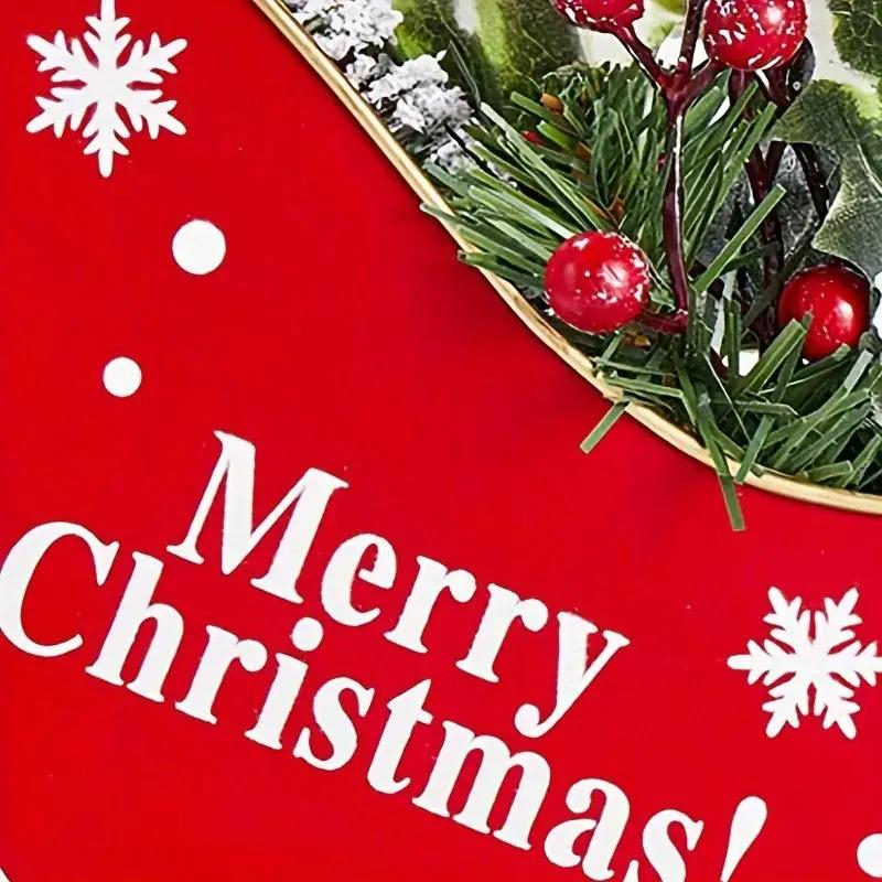 Red Metal Mini Desktop Christmas Sled with Snowflake Design by House Of Avana