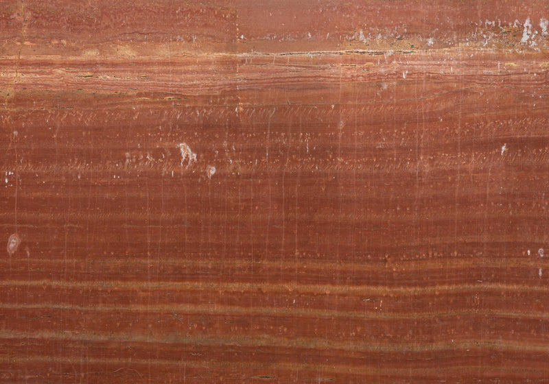 Red Polished Travertine Slab Random