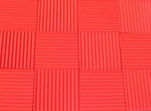 1 Inch Acoustic Foam Wedge Style Panels - 13 Color Options by SoundAssured