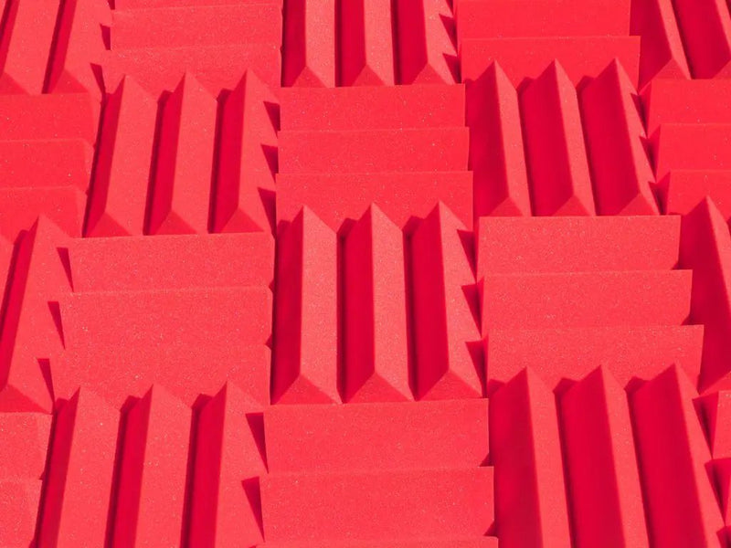 4 Inch Acoustic Foam Wedge Style Panels - 13 Color Options by SoundAssured