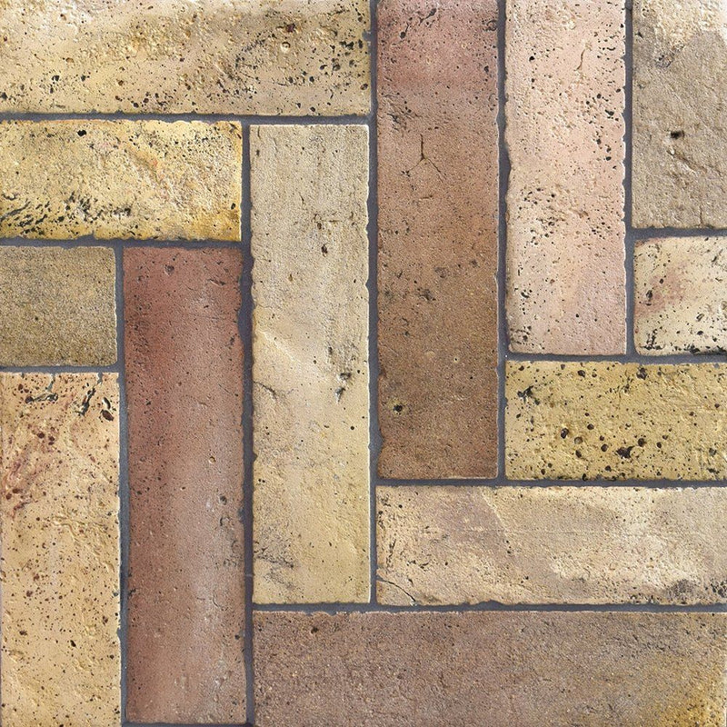 Regenerado Natural Parquet Terracotta Tiles 3x12 Terracotta Natural 3x12 Tiles — 3