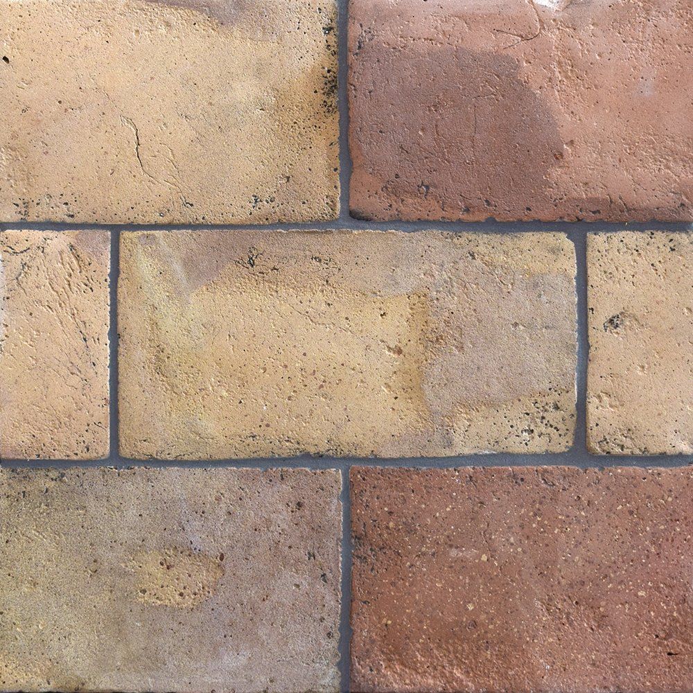Regenerado Natural Rectangle Terracotta Tiles 6x12 Terracotta Natural 6x12 Tiles