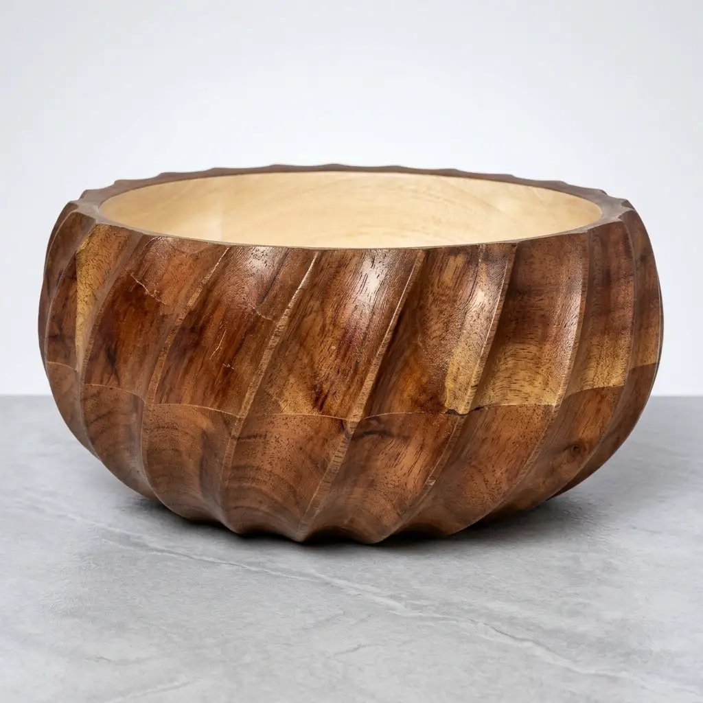 House of Avana Pink Mango Wood Gravy Bowl by House Of Avana