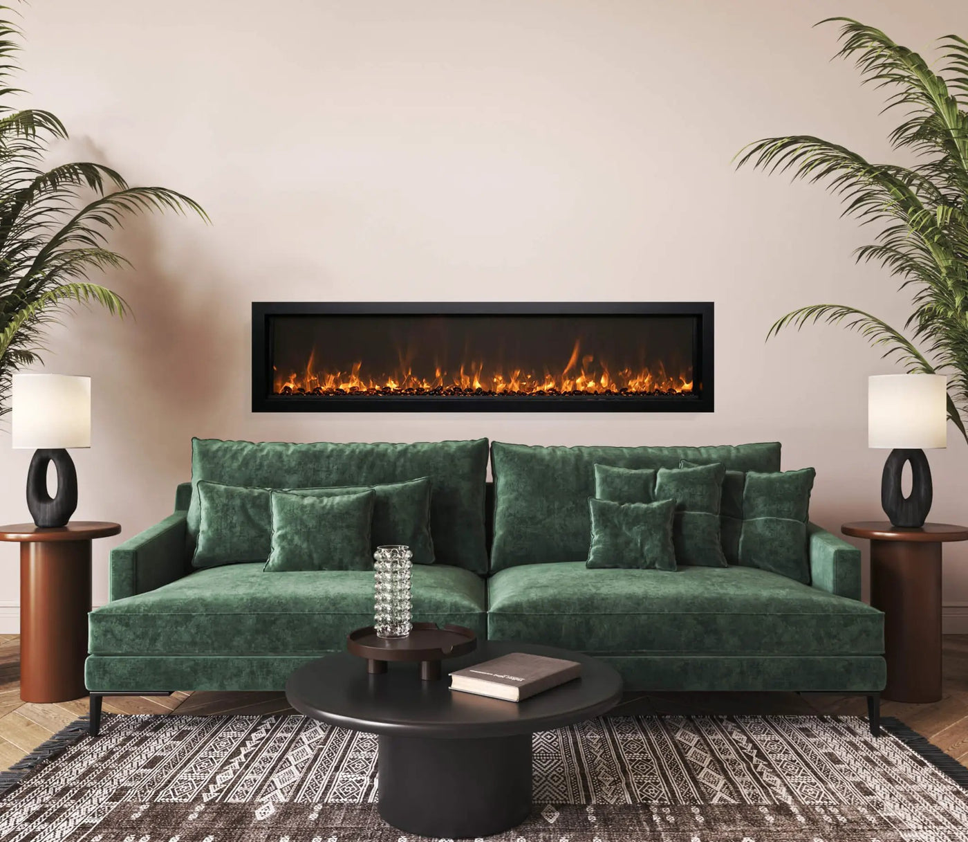 Remii Extra Slim Electric Fireplace [1027-35/45/65-XS] (SAK25687) by SAKSBY WHOLESALE