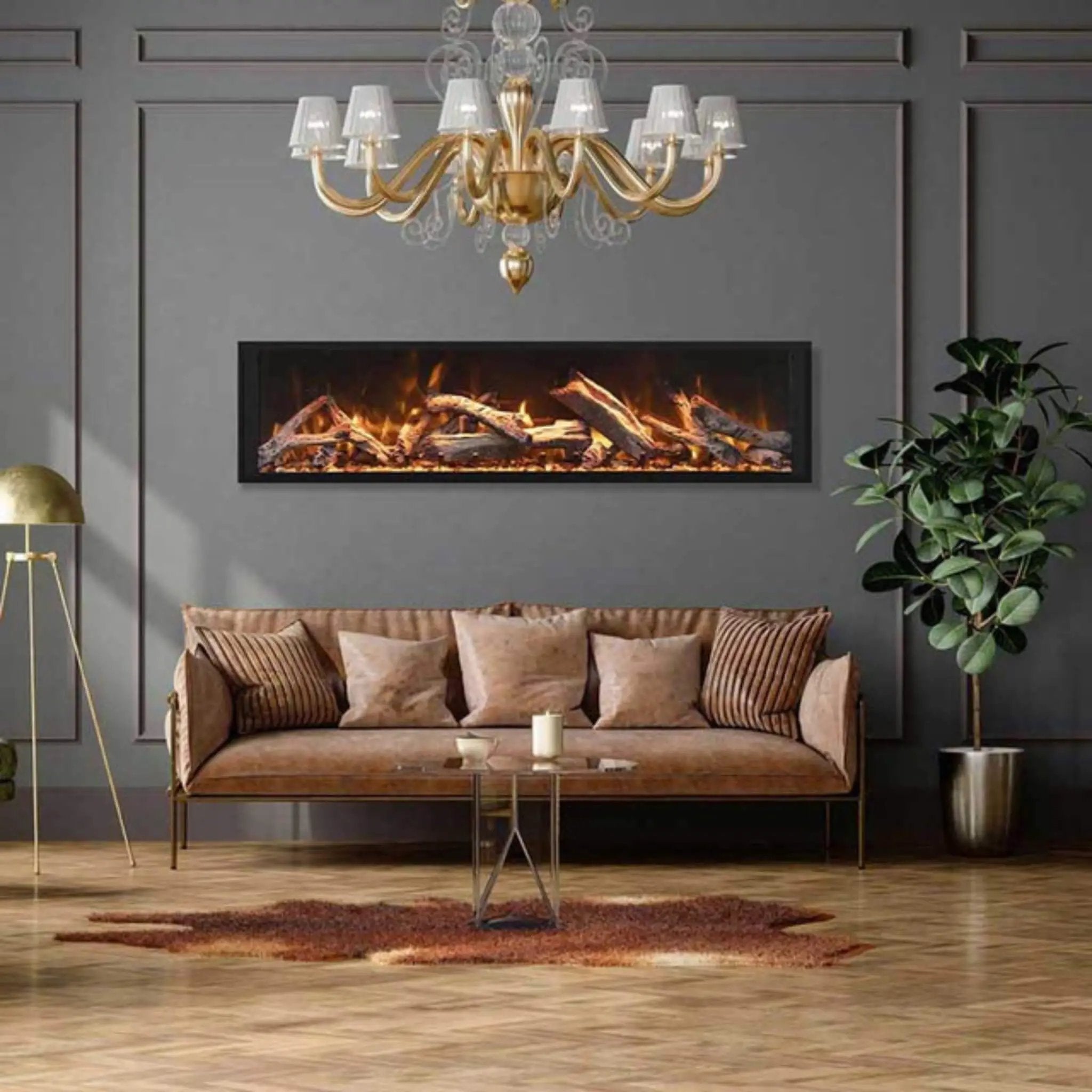 Remii Extra Tall 55-Inch Electric Fireplace With Remote Control [102755-XT] (SAK25578) by SAKSBY WHOLESALE