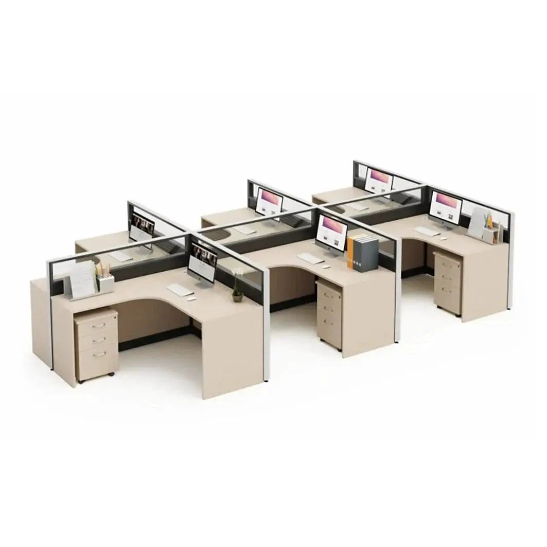 Valtra · L-Shaped Cubicle Workstation by Arc Grove