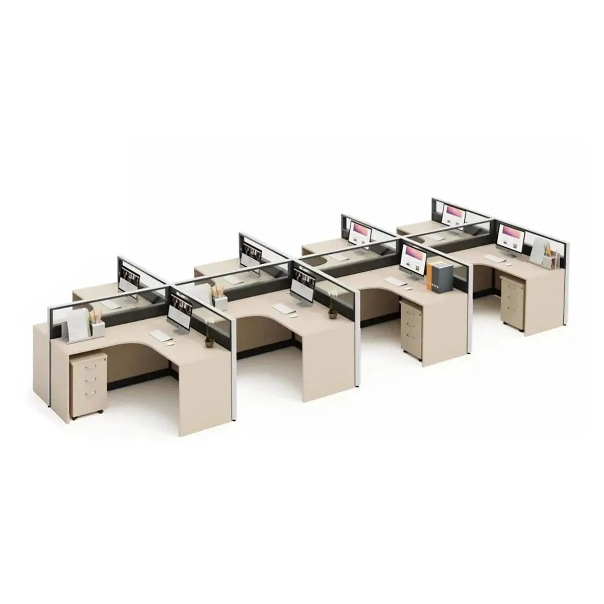 Valtra · L-Shaped Cubicle Workstation by Arc Grove
