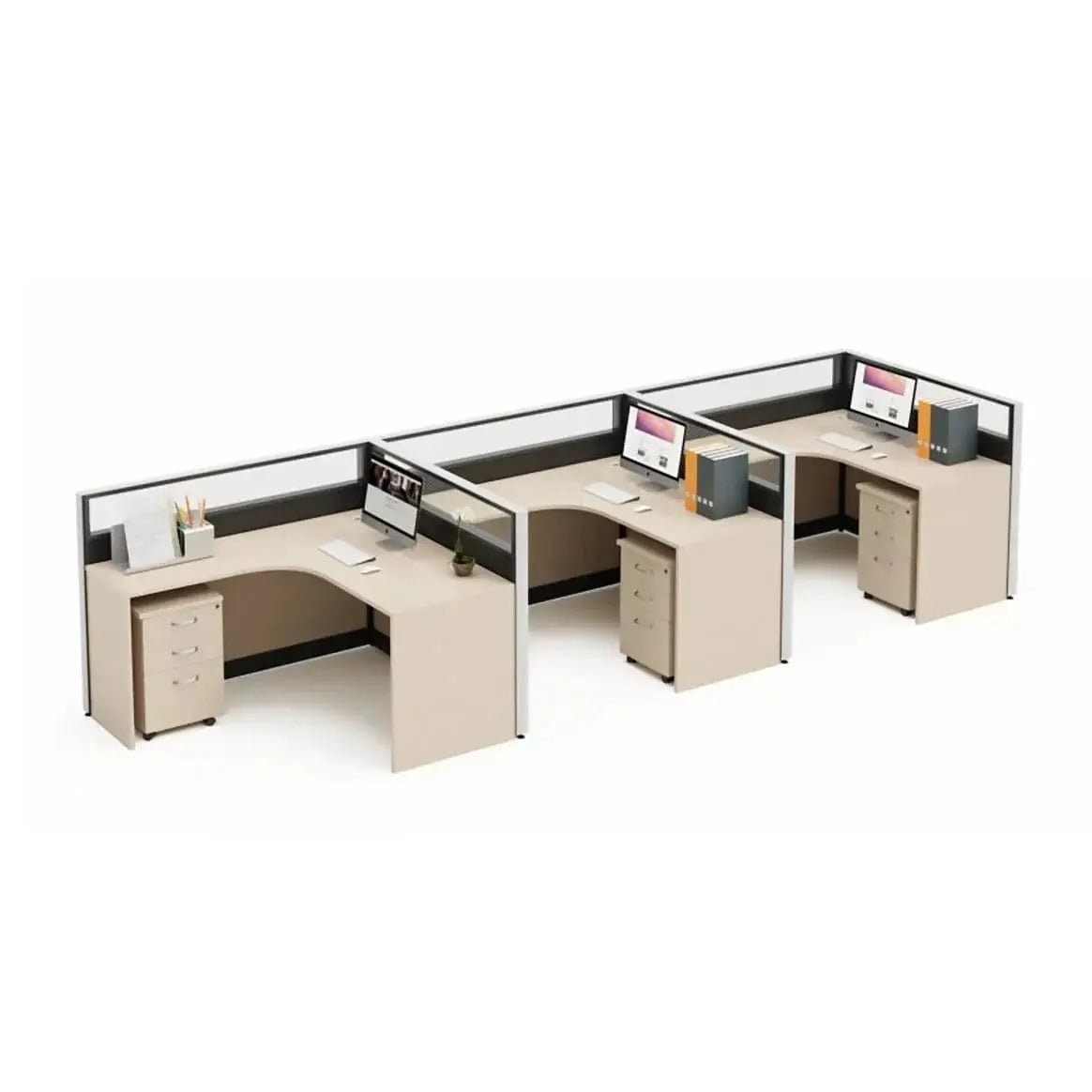 Valtra · L-Shaped Cubicle Workstation by Arc Grove