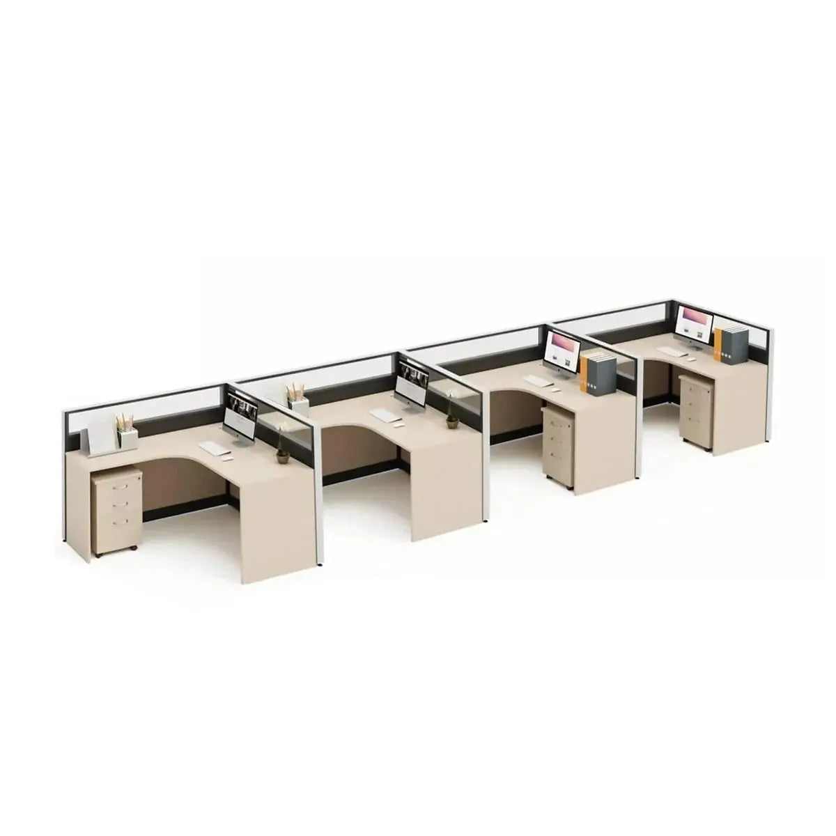 Valtra · L-Shaped Cubicle Workstation by Arc Grove