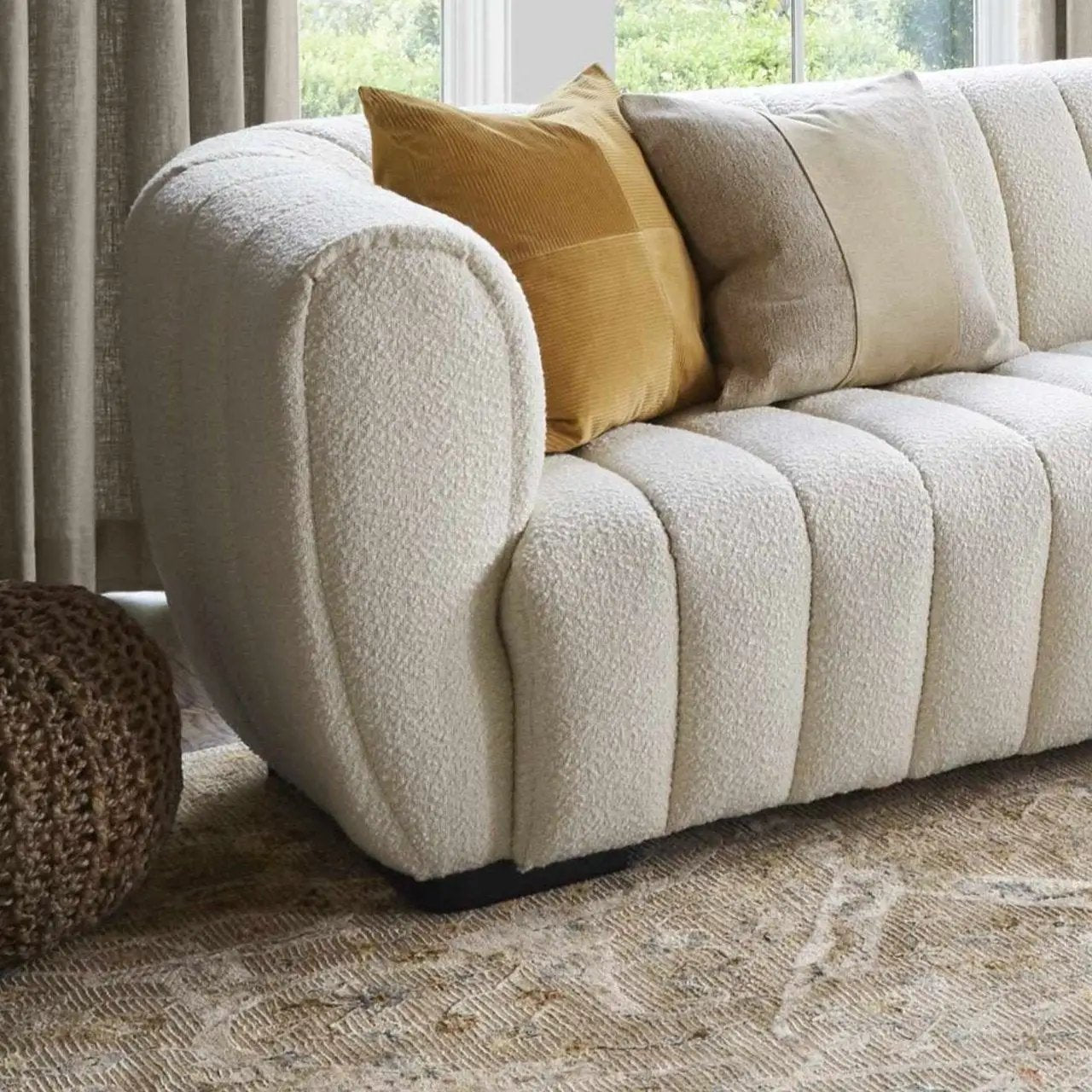 Merrittstown Cotton Knitted Pouf by Boutique Rugs