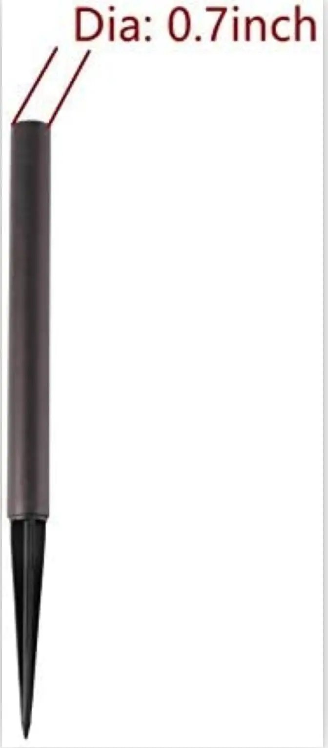 Replacement Stakes for Solar Lights Stainless Steel ( 4 Pack ) by Outdoor Solar Outlet