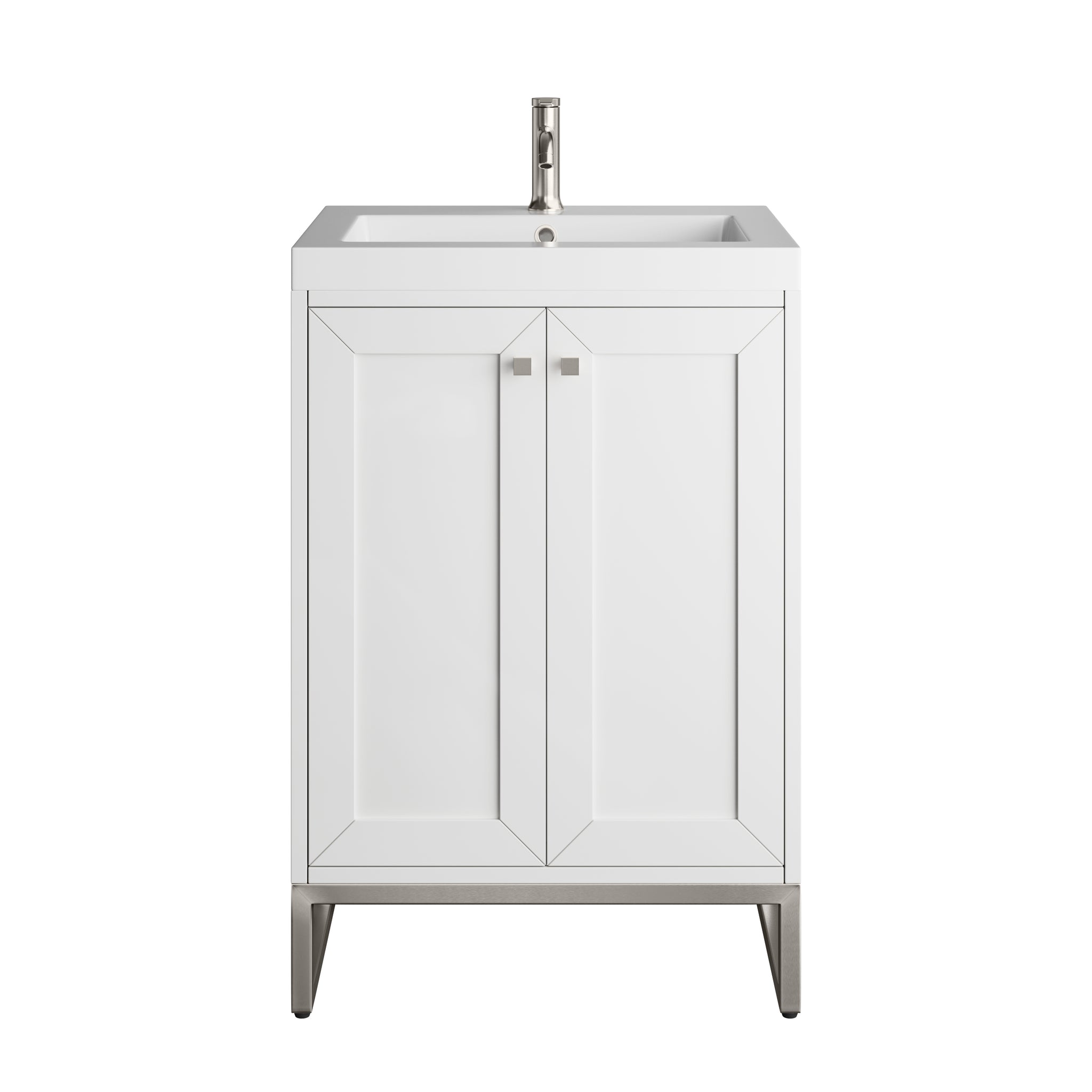 James Martin Chianti 24" Single Bathroom Vanity, Glossy White by James Martin