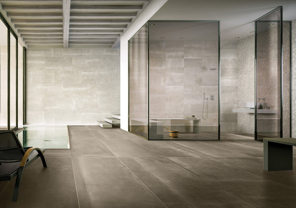 Reside Brown Honed 2x2 Stone Look Porcelain Mosaics 12x12 mosaic sheet, view 2