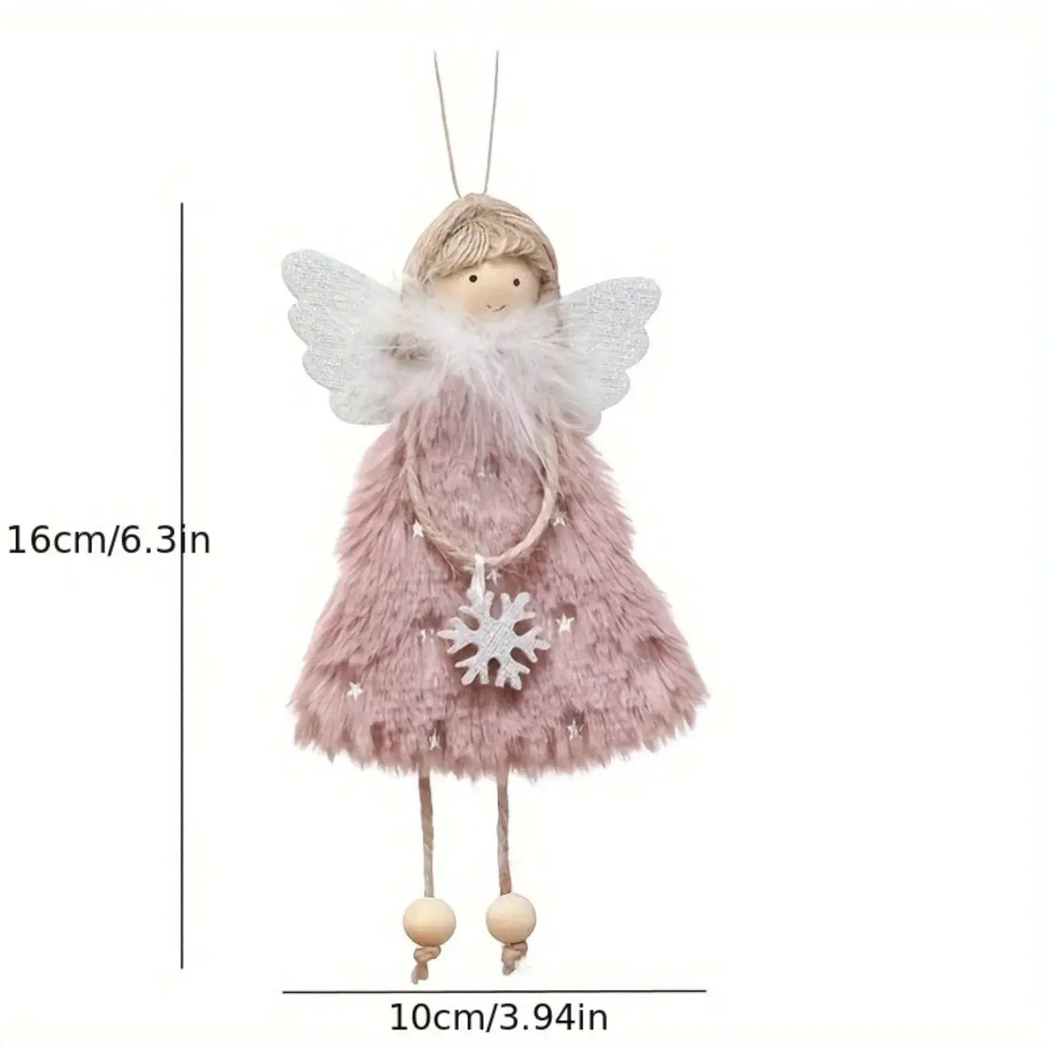Resin Angel Doll Pendants for Christmas Tree Decorations by House Of Avana