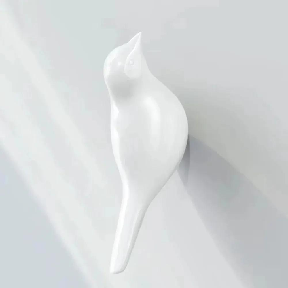 Resin Bird Wall Hook - Heavy Duty Key Holder with 3D Design by House Of Avana