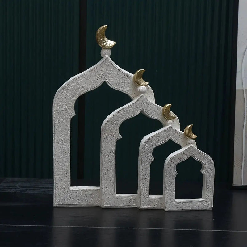 Resin Dome Ornament - Gold Ramadan Decoration by House Of Avana
