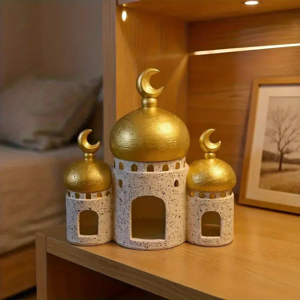 Resin Ornament - Golden Eid Decor by House Of Avana