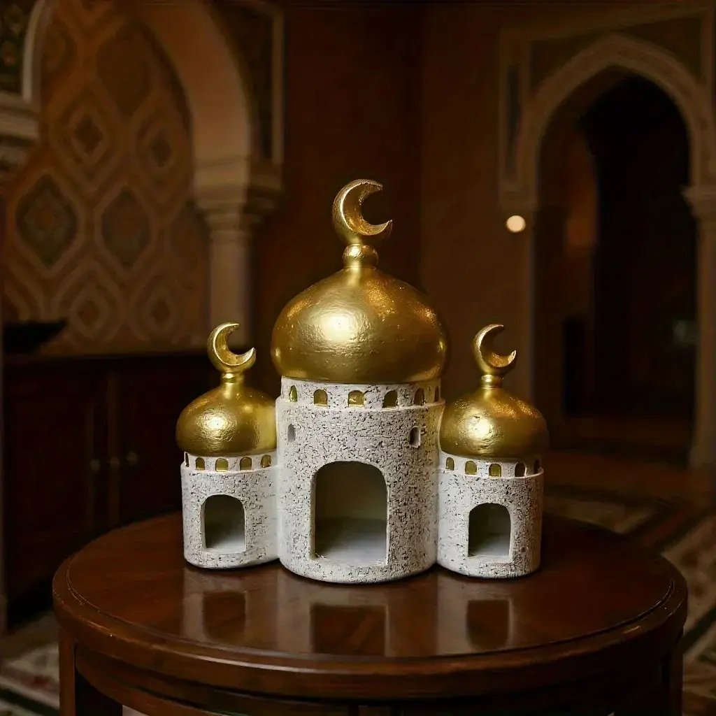 Resin Ornament - Golden Eid Decor by House Of Avana