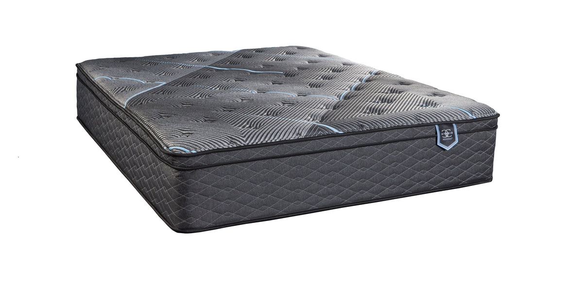Euro Top Plush Twin Mattress with Cooling Gel Foam – White, photo 2 of 9
