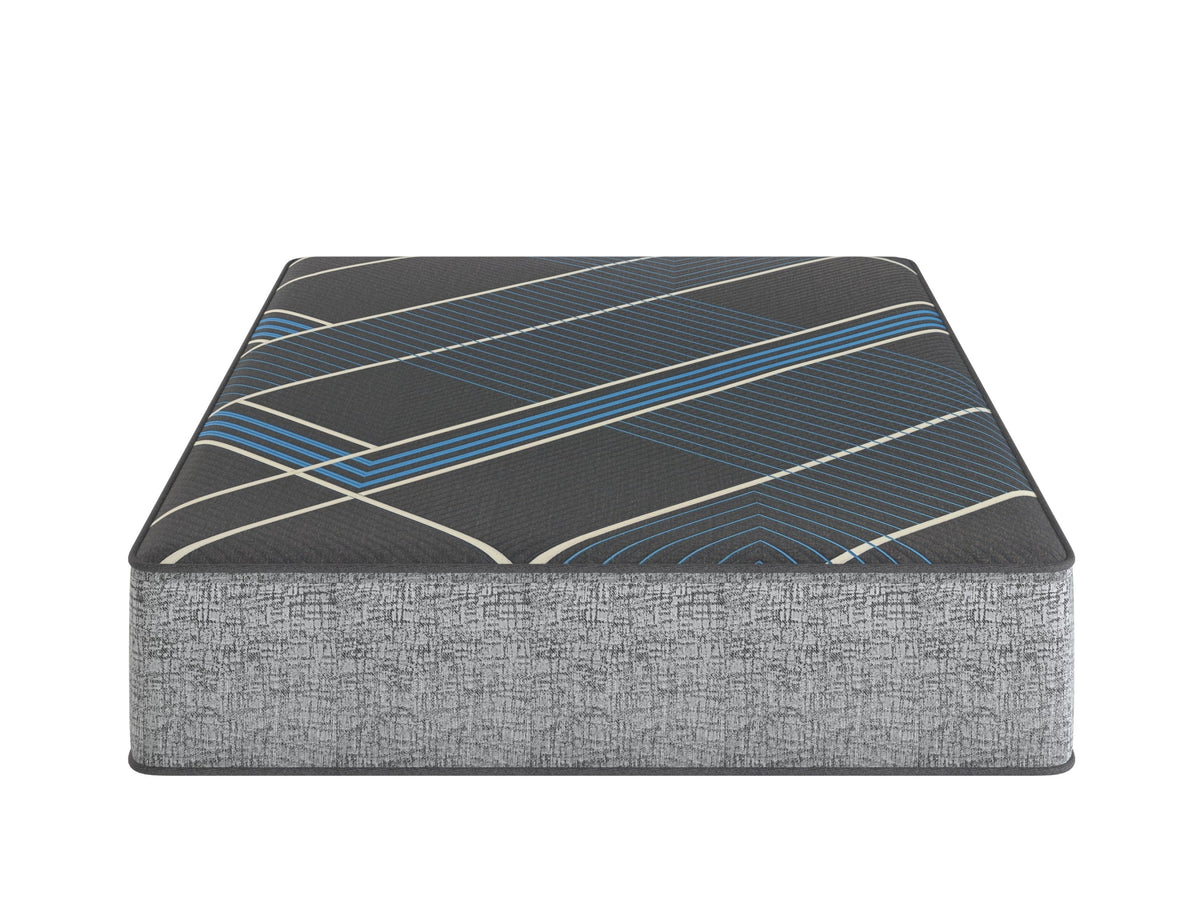 Plush Gel Memory Foam Twin Mattress with Smooth Top - Grey & Blue, photo 17 of 30